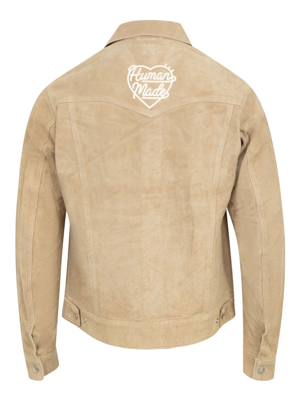 ジャケット・アウター HUMAN MADE SUEDE LEATHER JACKET Human Made Men's Suede Leather Jacket in Beige Human Made