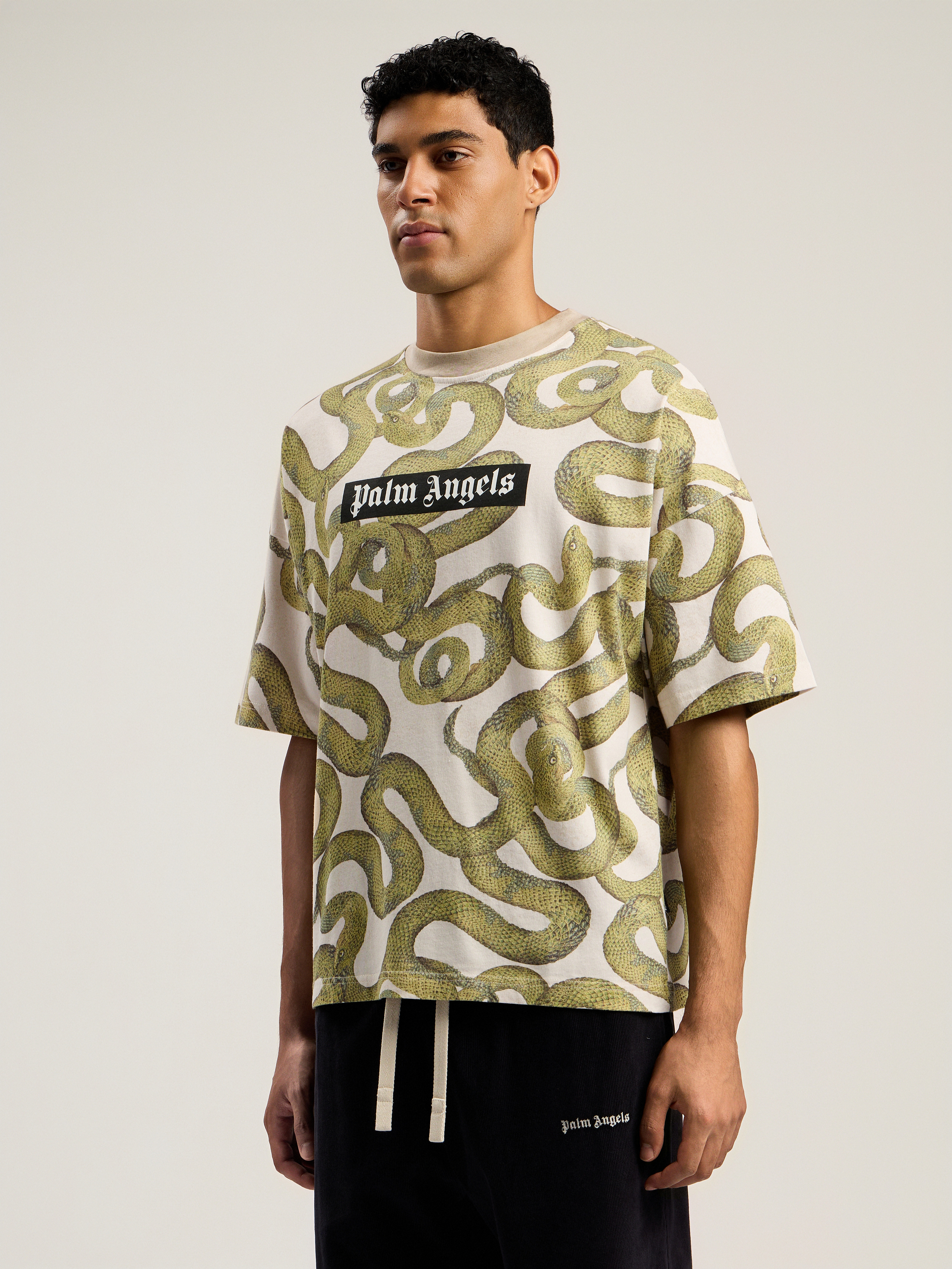 Snake Allover Loose T-Shirt - 4