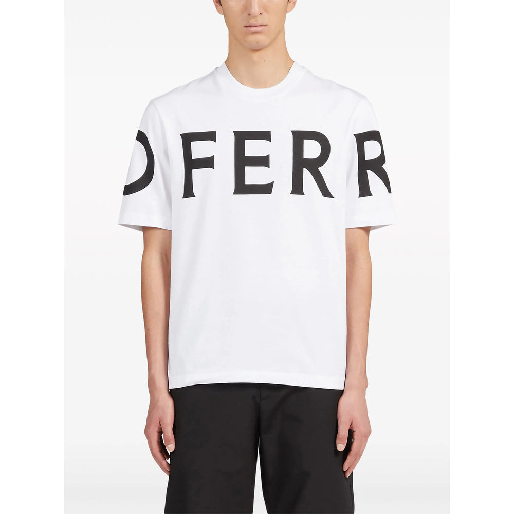Ferragamo White T-Shirts & Vests - T-Shirts Men - 4