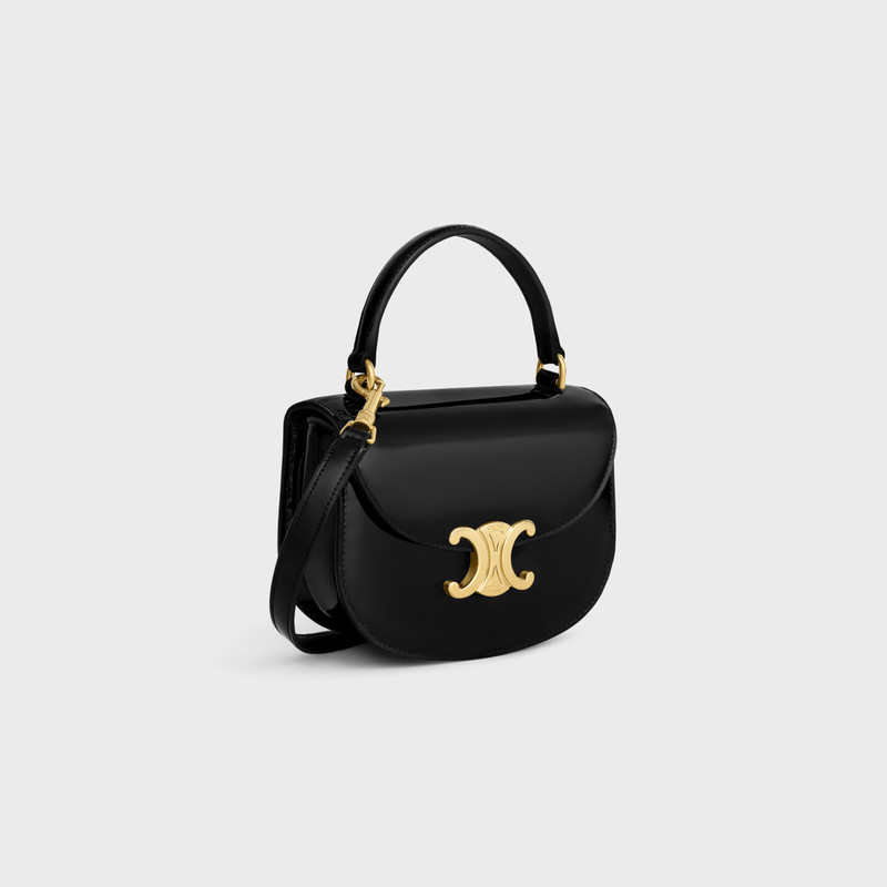CELINE MINI BESACE CLEA in PATENT CALFSKIN outlook