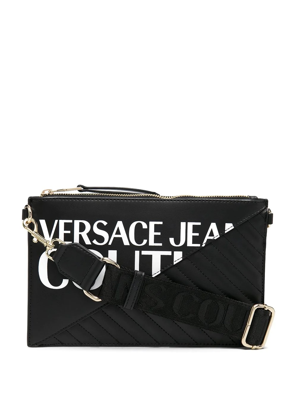 logo print clutch - 6