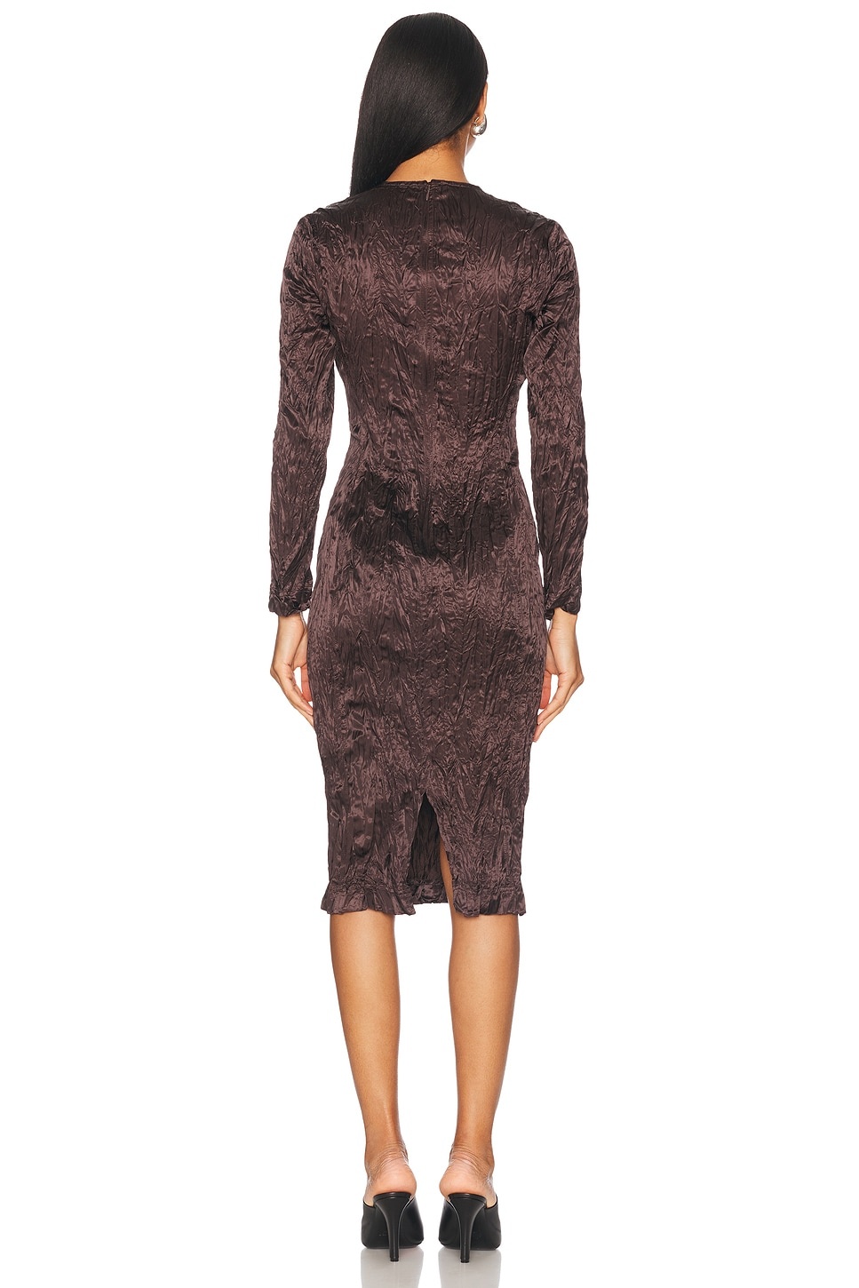 Long Sleeve Midi Dress - 3