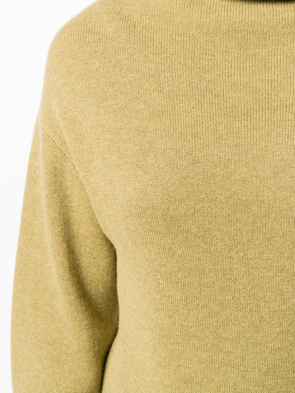 oversized roll neck jumper - 5