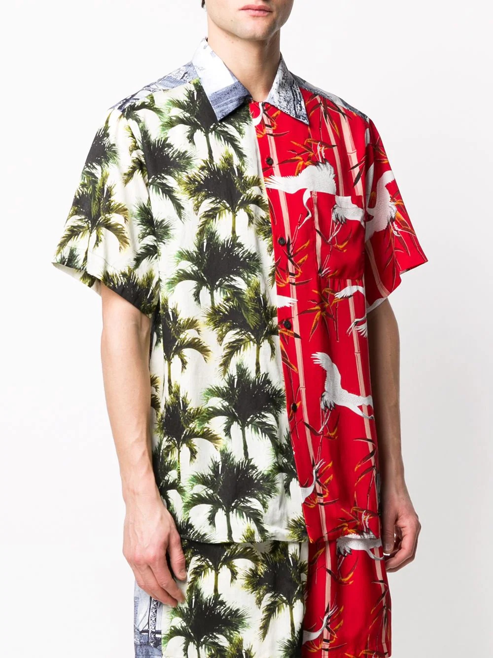 palm tree print shirt - 3