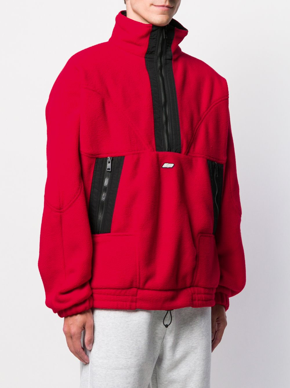half zip logo fleece - 3