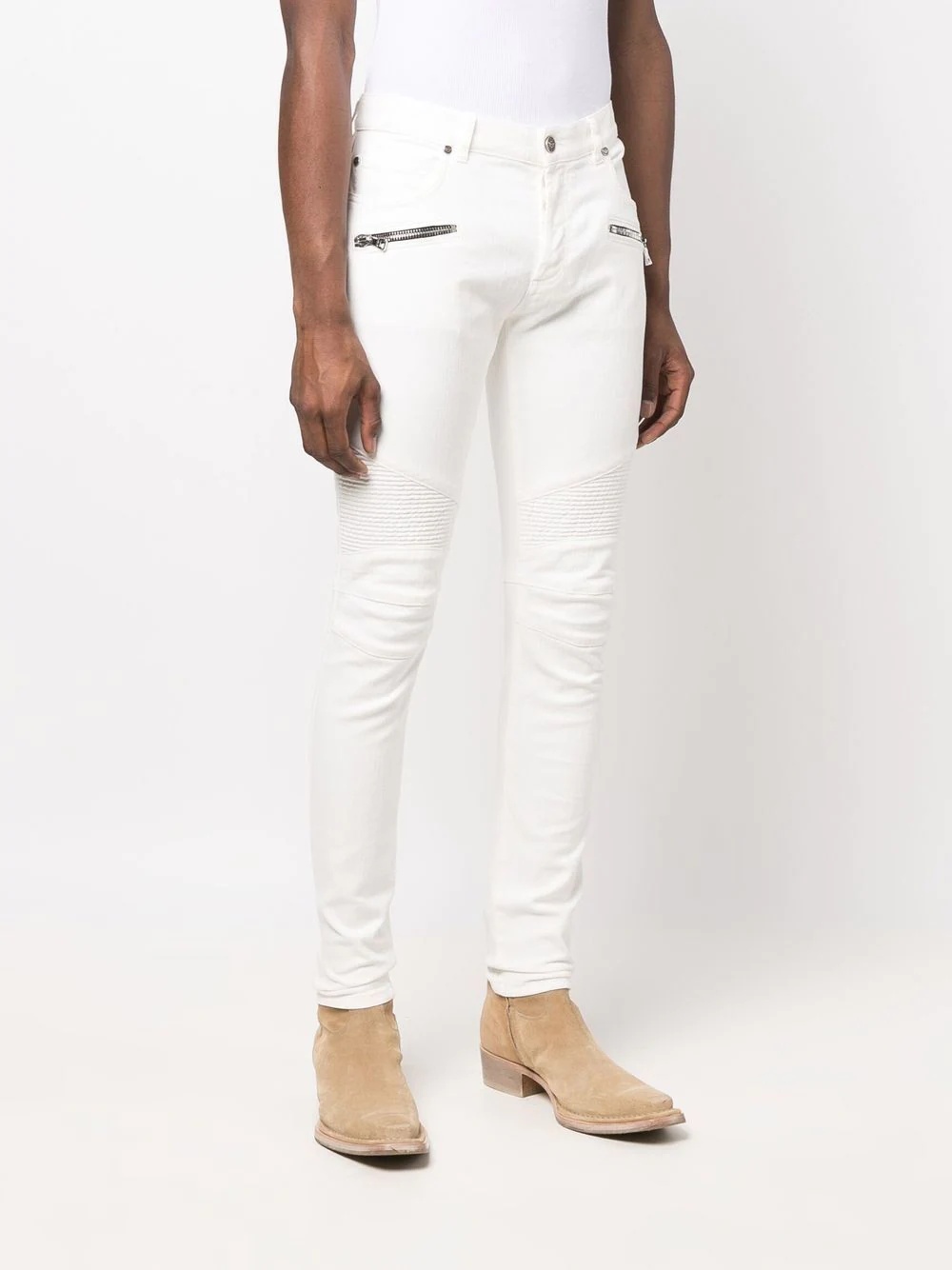 mid-rise skinny jeans - 3