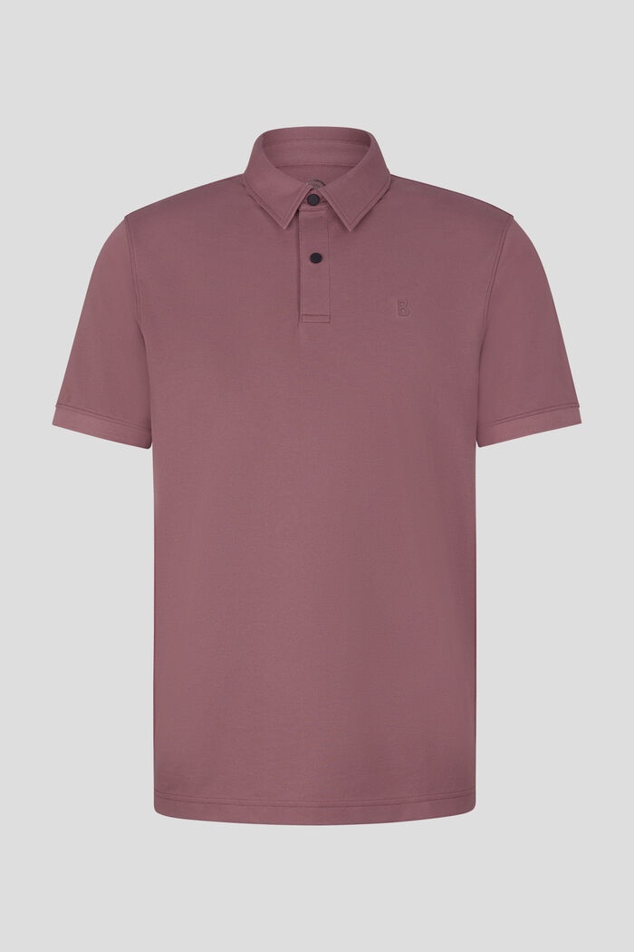 Timo Polo shirt in Blackberry red - 1