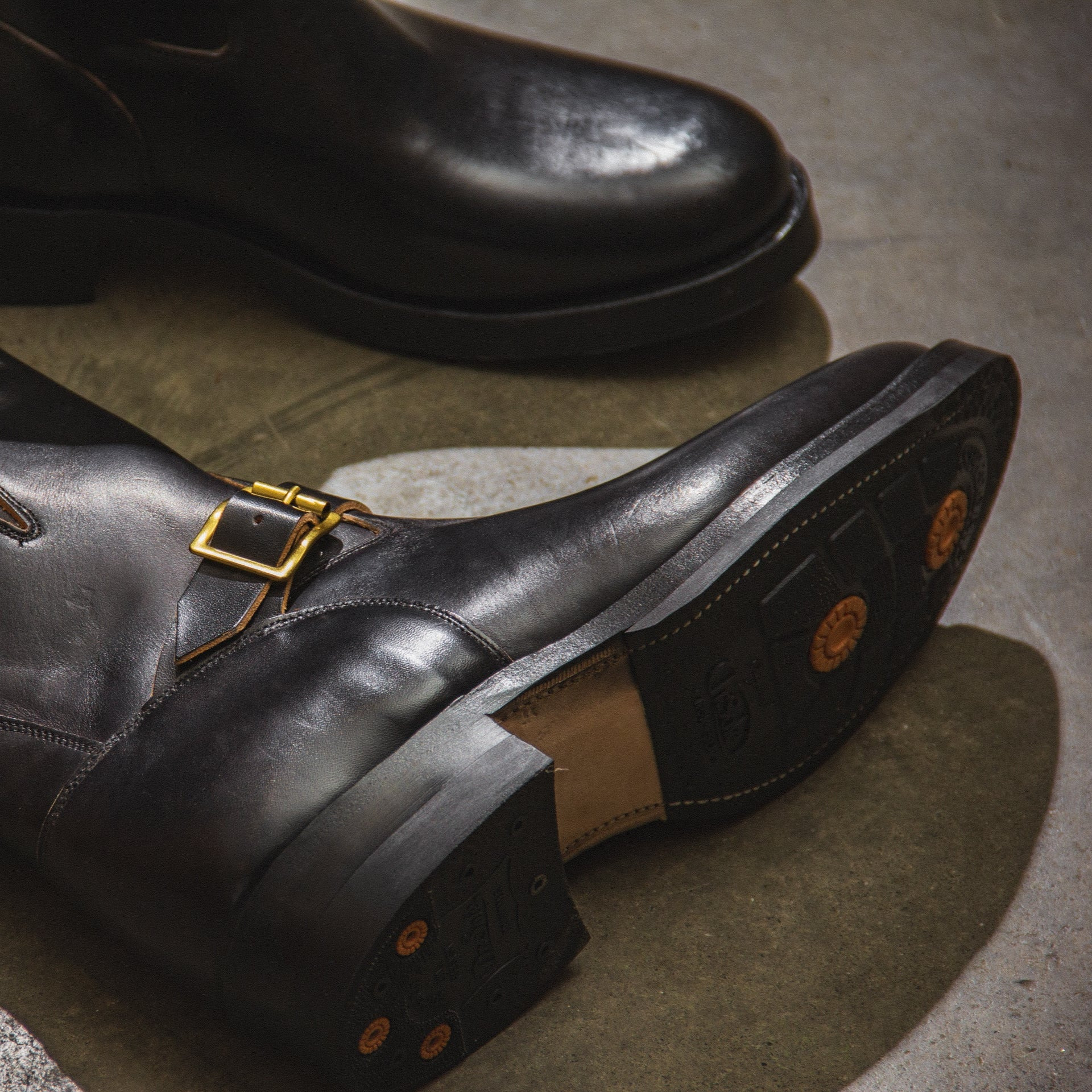 Engineer Boot - Black Teacore Horsebutt (Pre-order) - 2