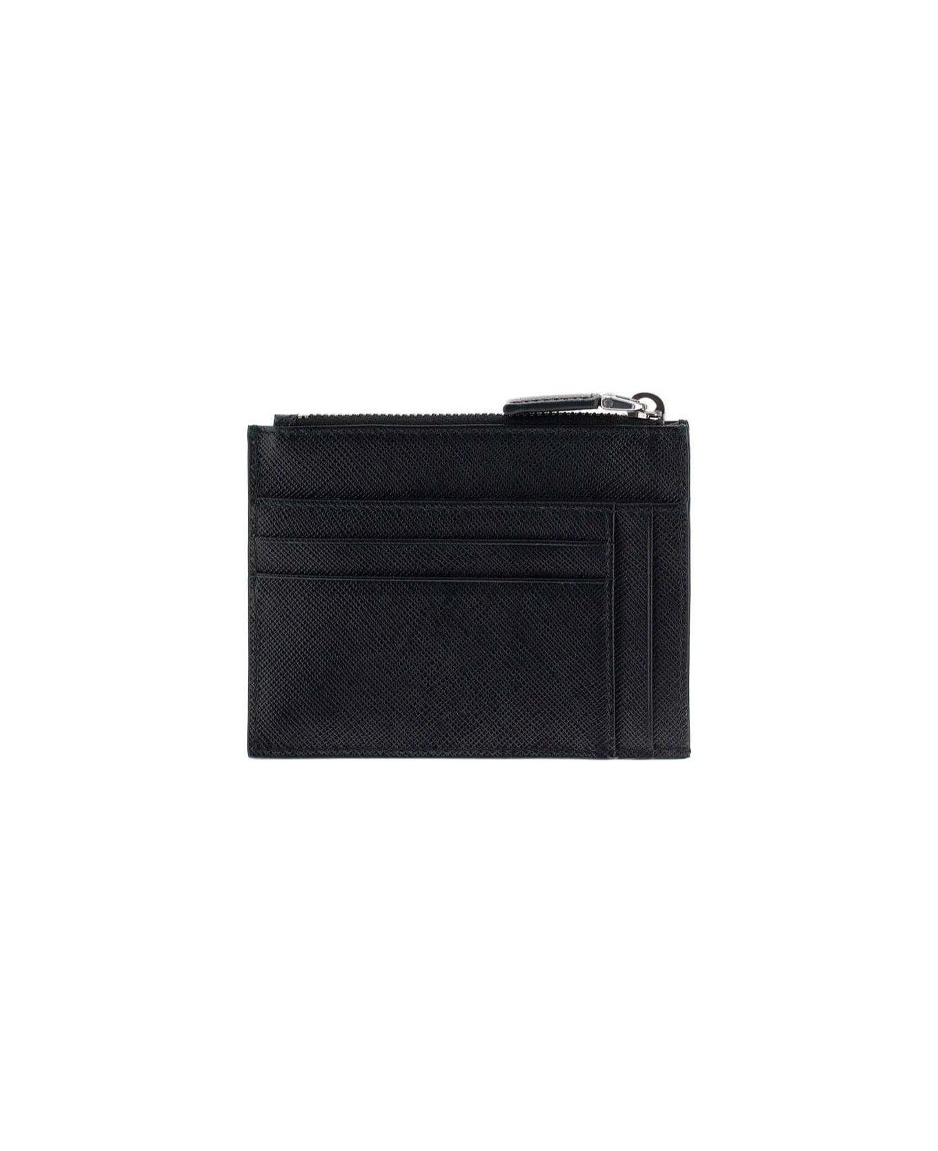 Logo Plaque Zipped Cardholder - 2