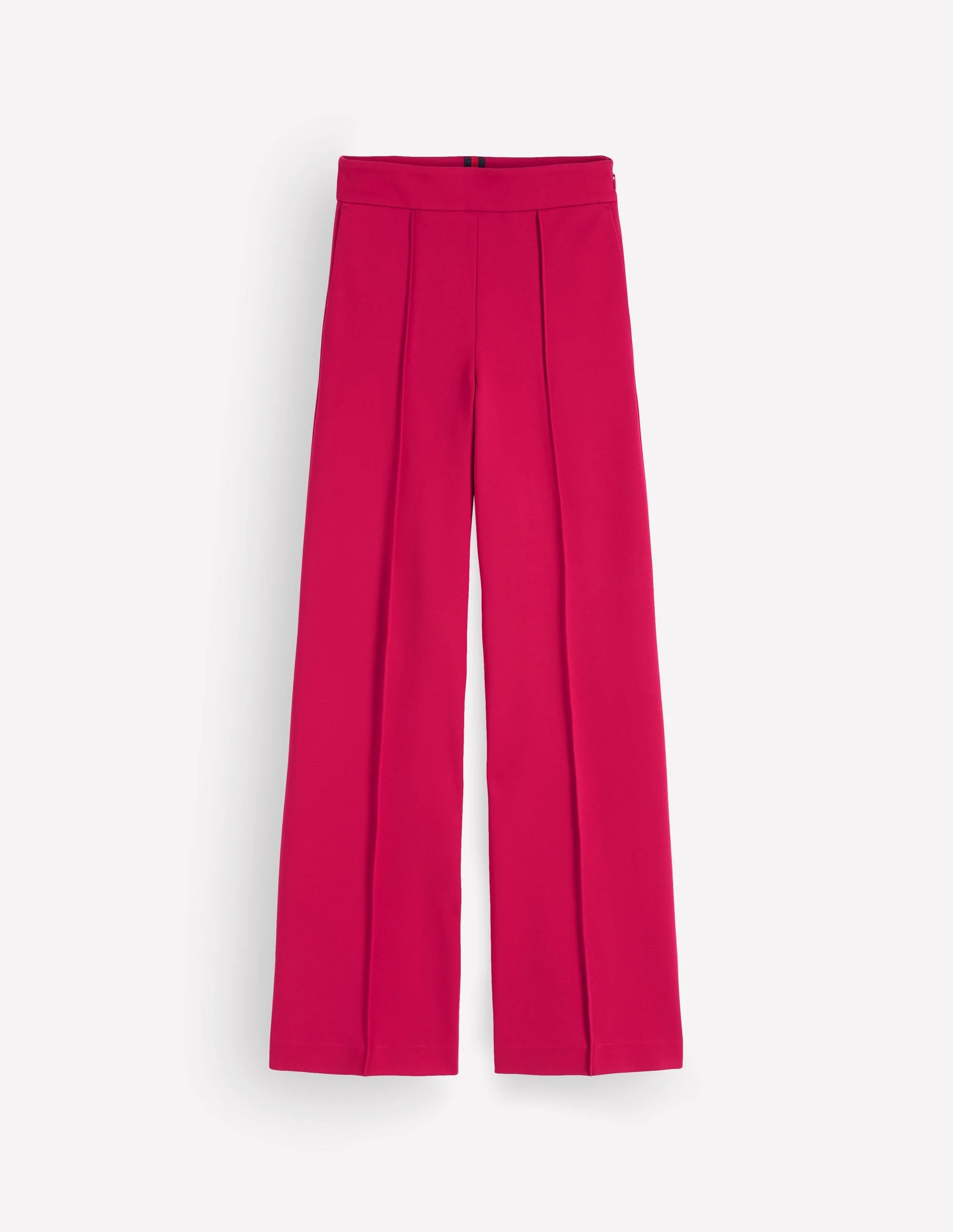 Straight Leg Ponte Pants-Pomegranate - 1