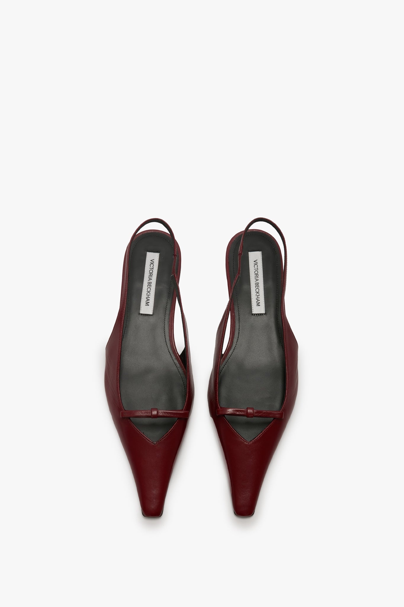 Sloan Slingback In Burgundy Smooth Leather - 4
