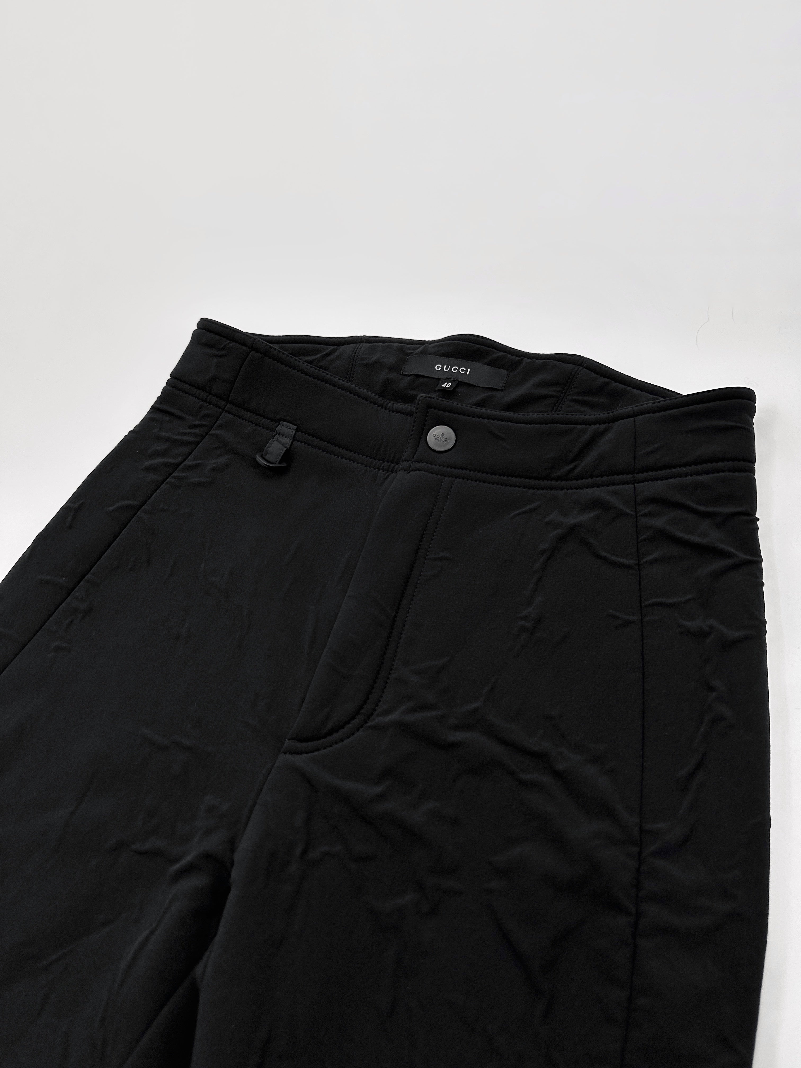 Gucci Fall 1999 Tom Ford Black Padded Ski Pants 40 - 9