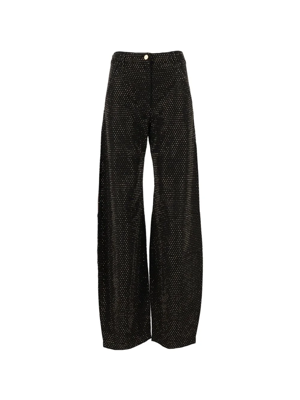 balloon denim jeans with rhinestones - 1