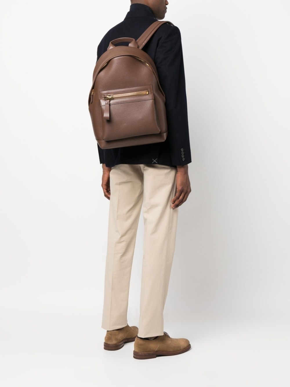 Buckley grained leather backpack - 2