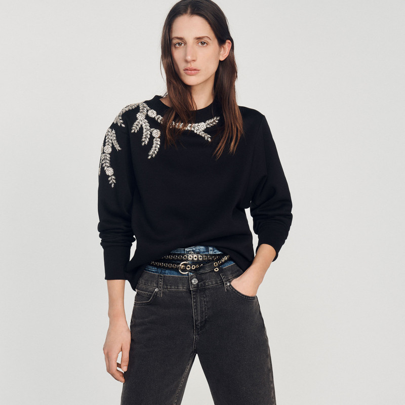 Sandro LEATHER BELT WITH EYELETS outlook