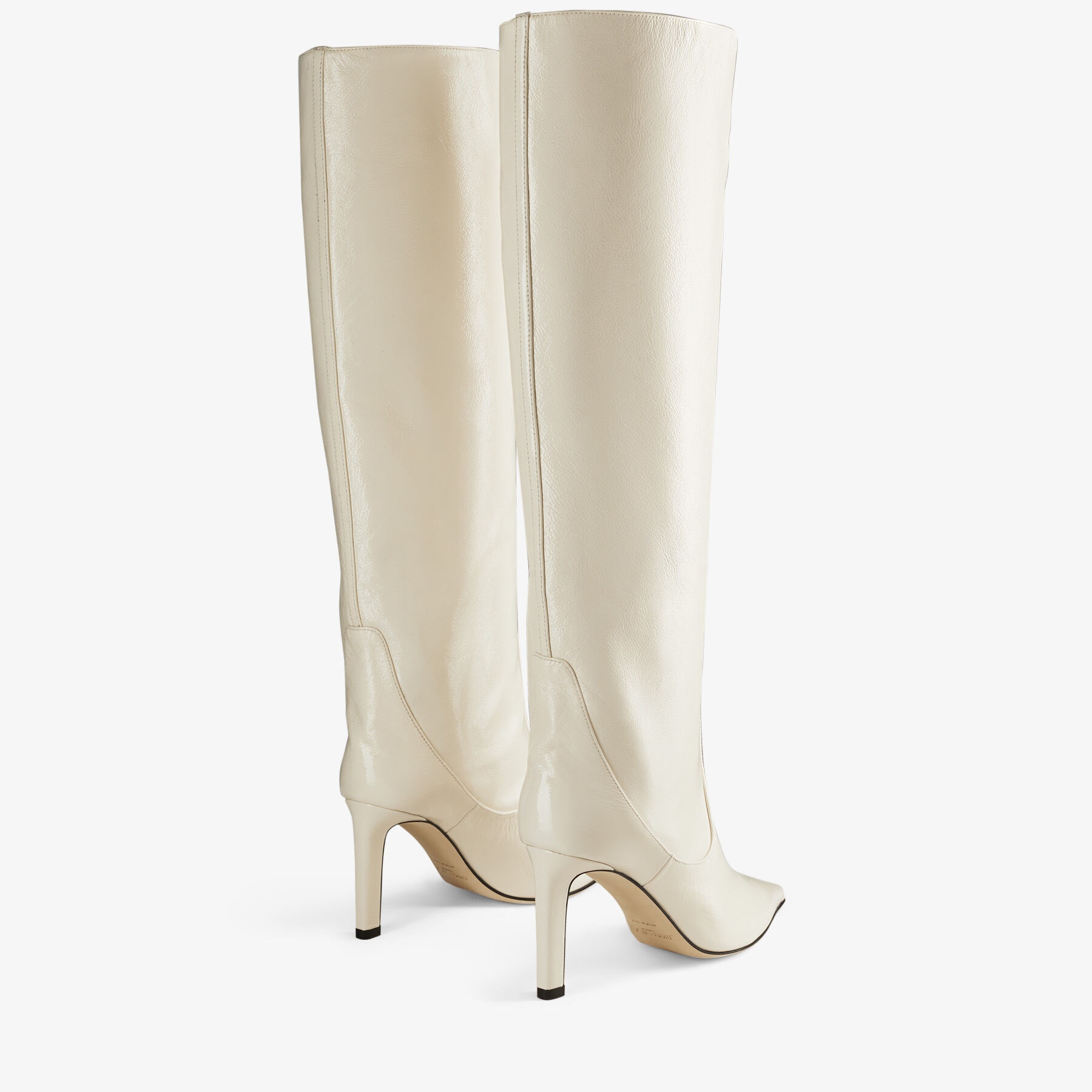 Mavis 85
Latte Naplack Pointed Toe Knee-High Boots - 3