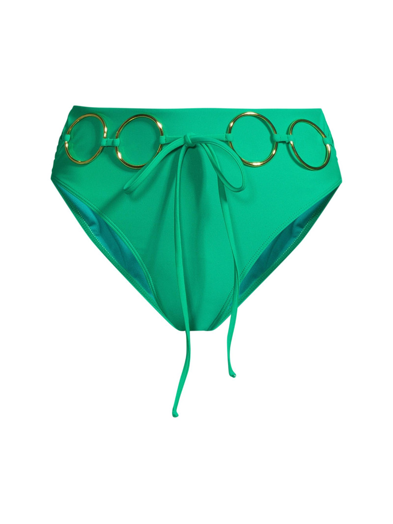 Women's Kimber Bikini Bottom - Palm Green 1