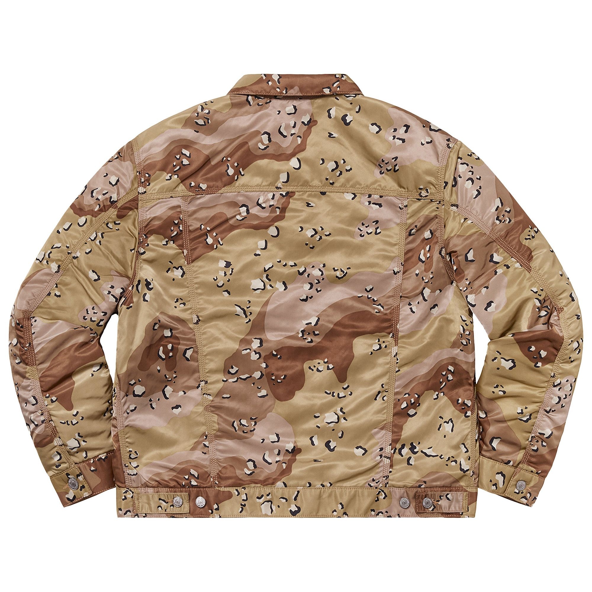 Supreme x Levi’s Nylon Trucker Jacket 'Chocolate Chip Camo' - 2