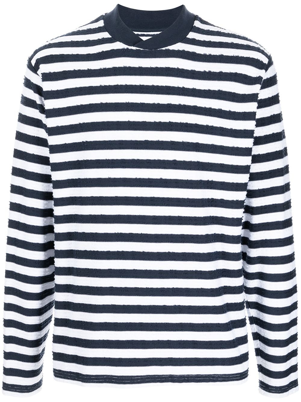 Andro striped long-sleeve top - 1