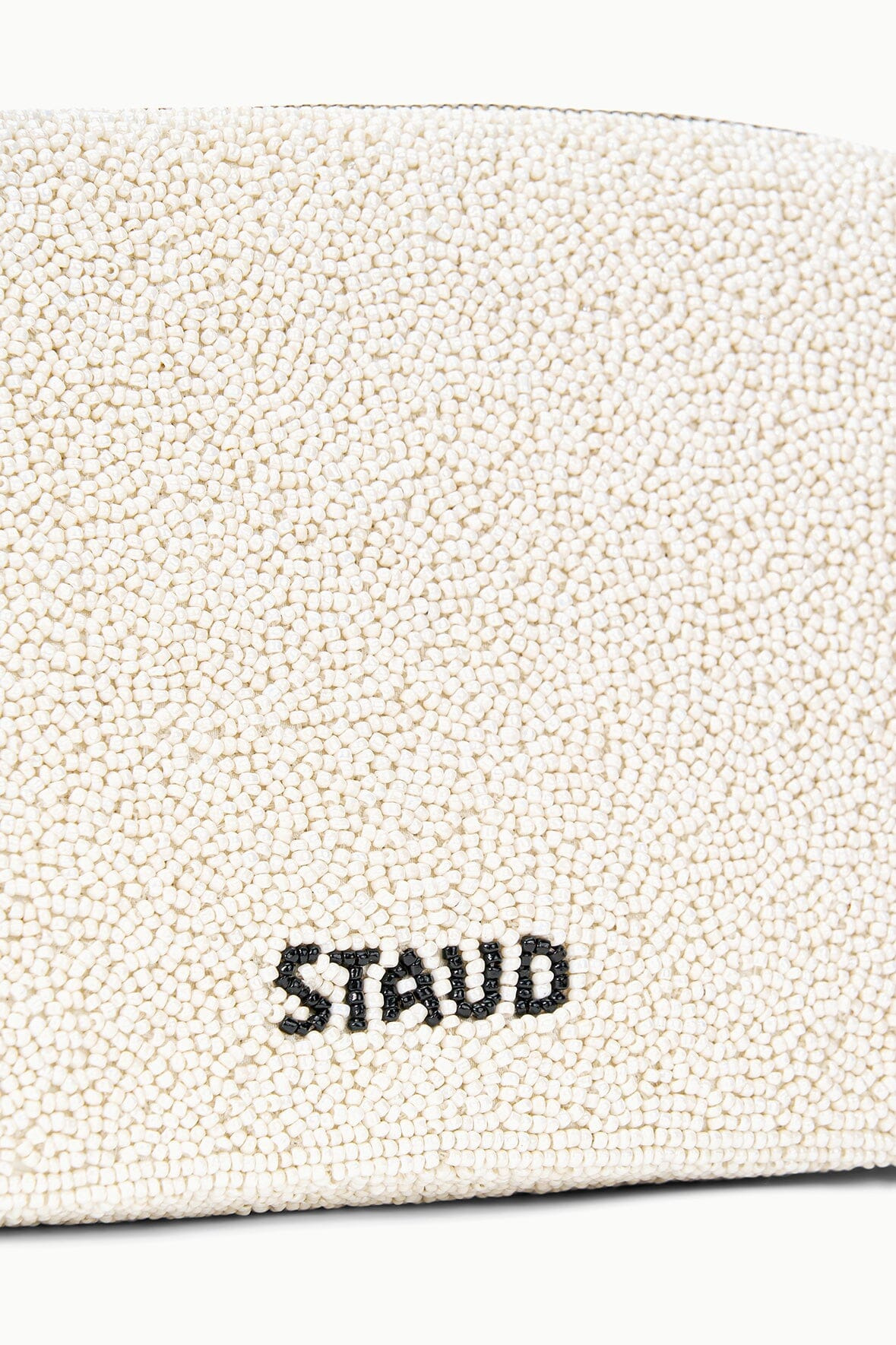 STAUD DOLLY BEADED CLUTCH IVORY - 5