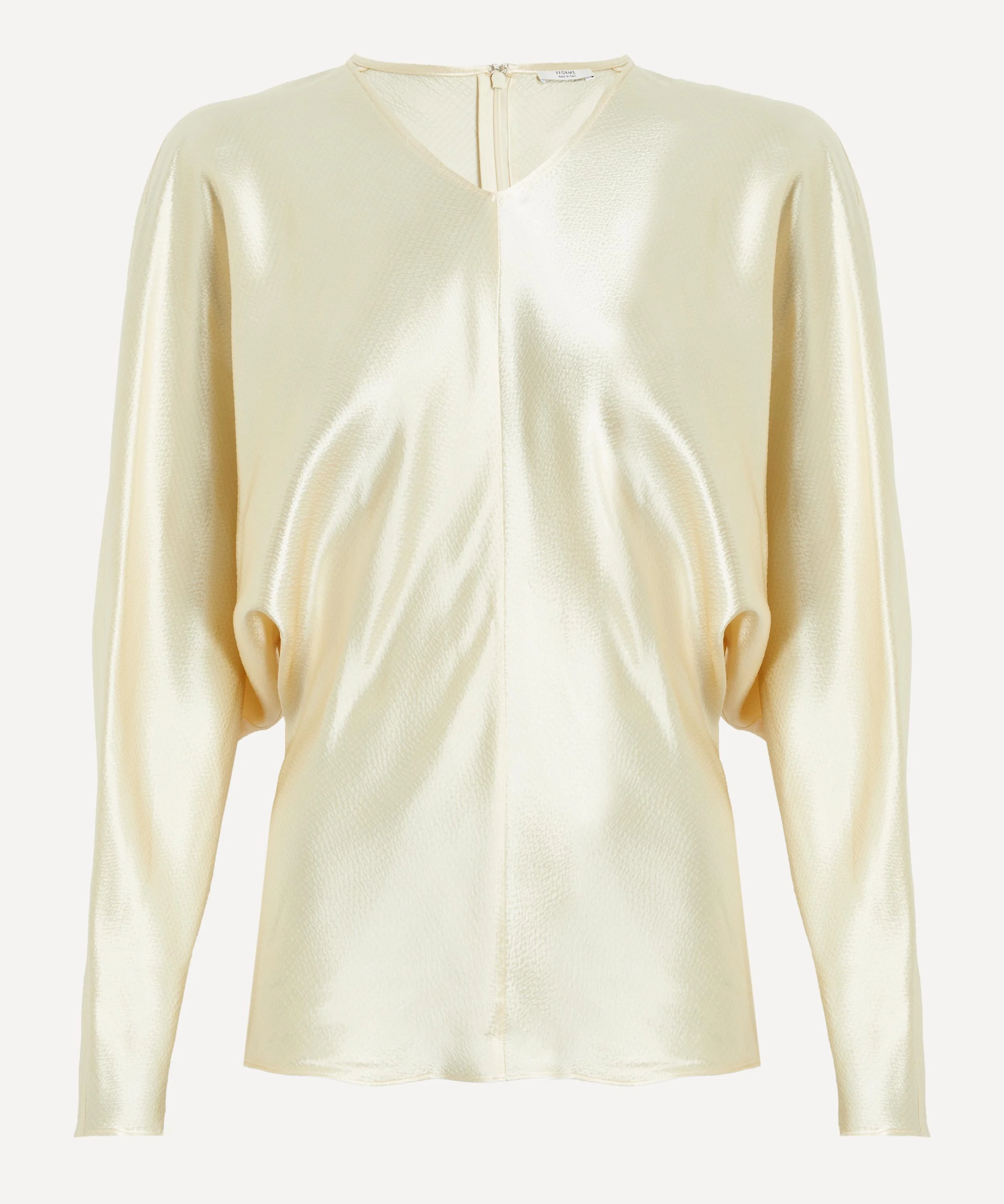 Gemma Cream Satin Top - 1