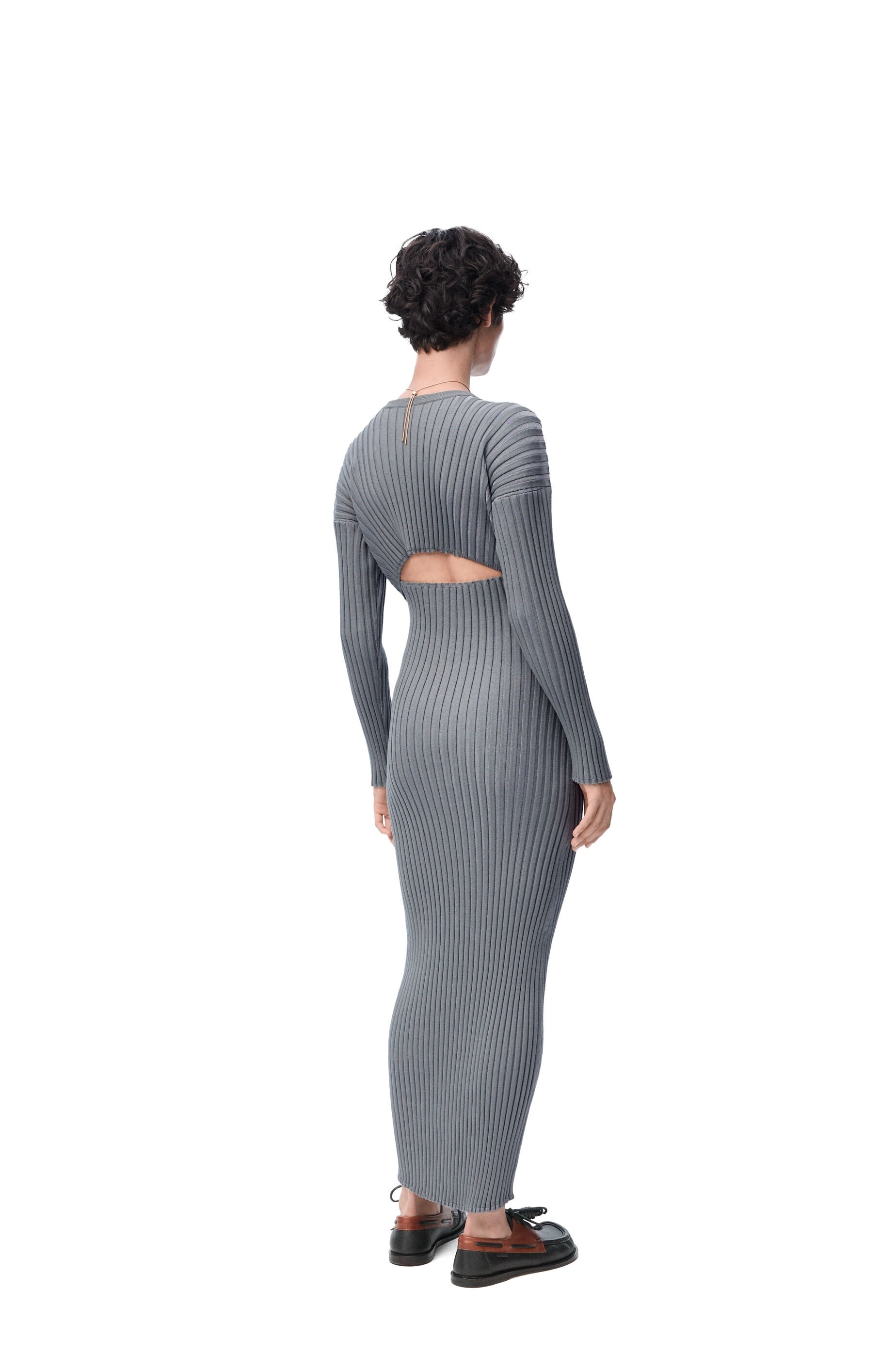 Dress in cotton and viscose blend - 5