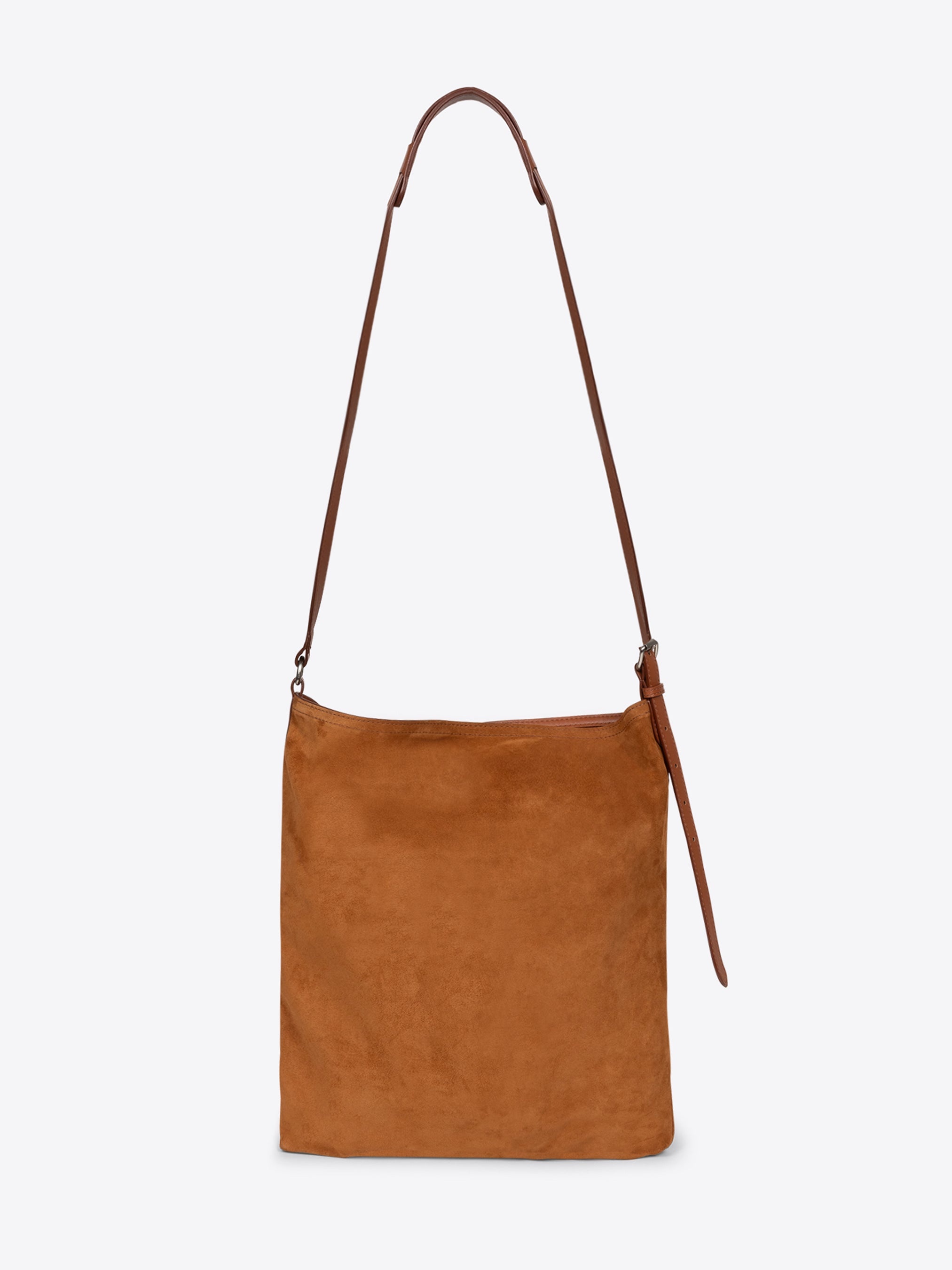 SUEDE TOTE BAG - 4