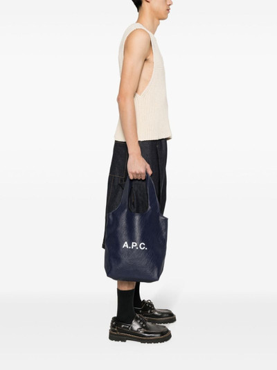 A.P.C. Ninon logo-print tote bag outlook