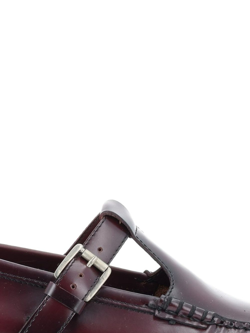 G.H.BASS buckle-strap leather loafers outlook