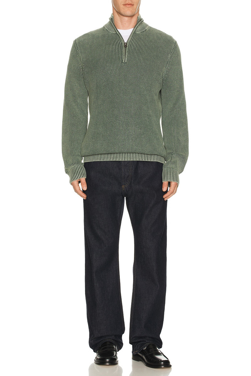 FAHERTY Sunwashed Quarter Zip Sweater outlook