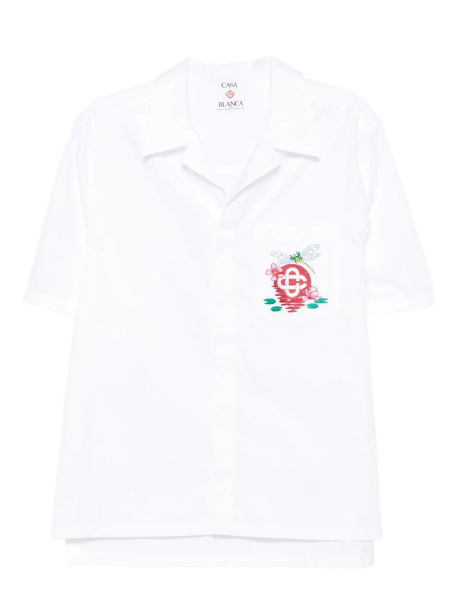 Casablanca Logo Short-Sleeved Shirt - 1