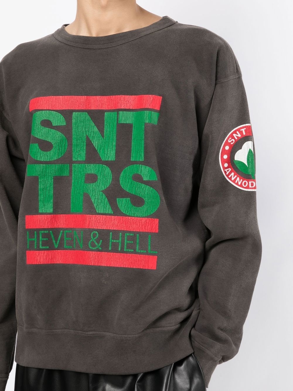 LOGO-PRINT CREW-NECK SWEATSHIRT - 3