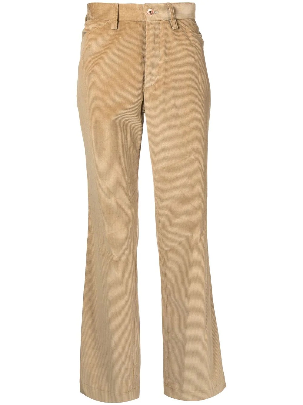 straight-leg corduroy trousers - 1