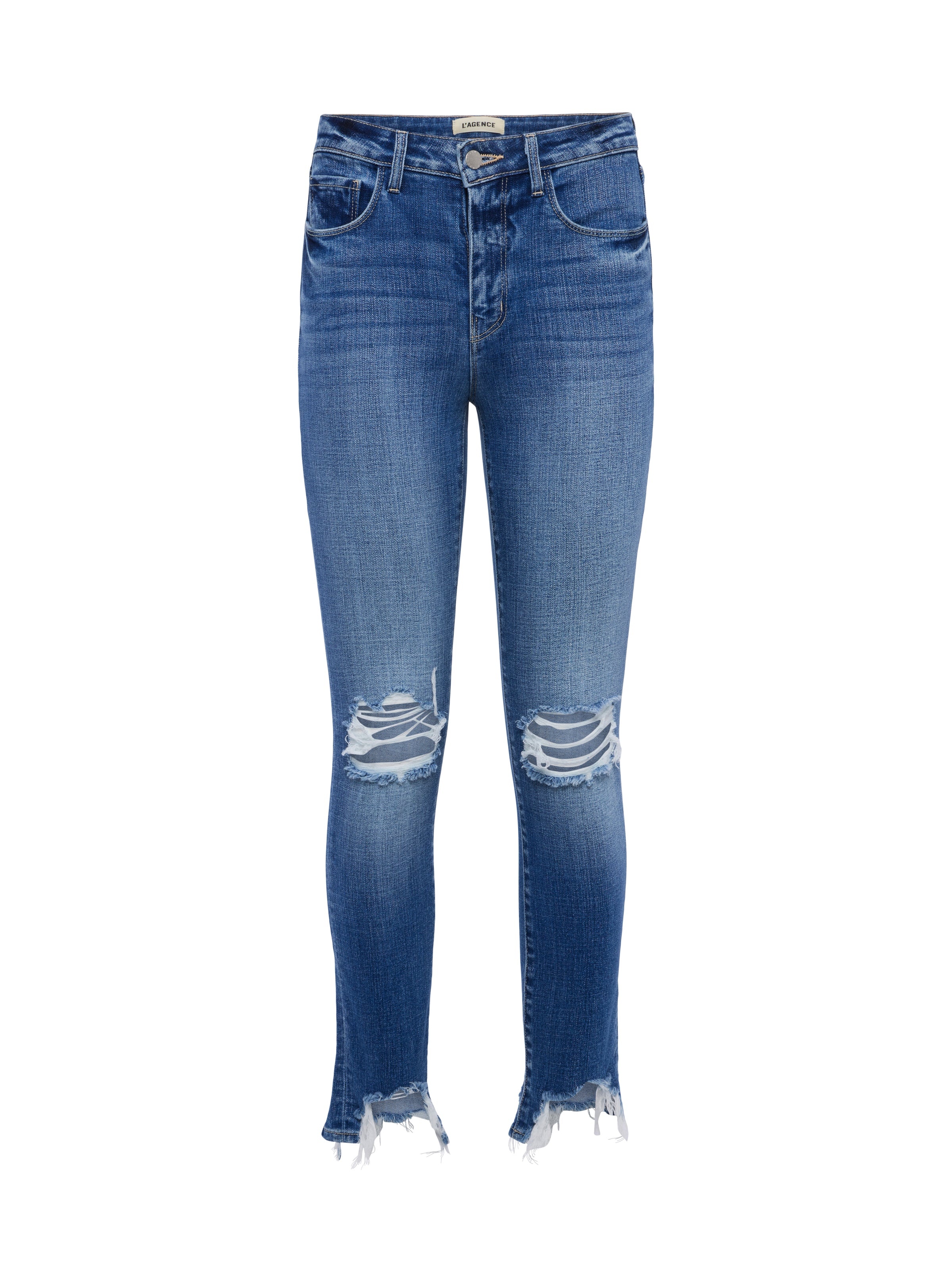 High Line Distressed Skinny Jean - 1