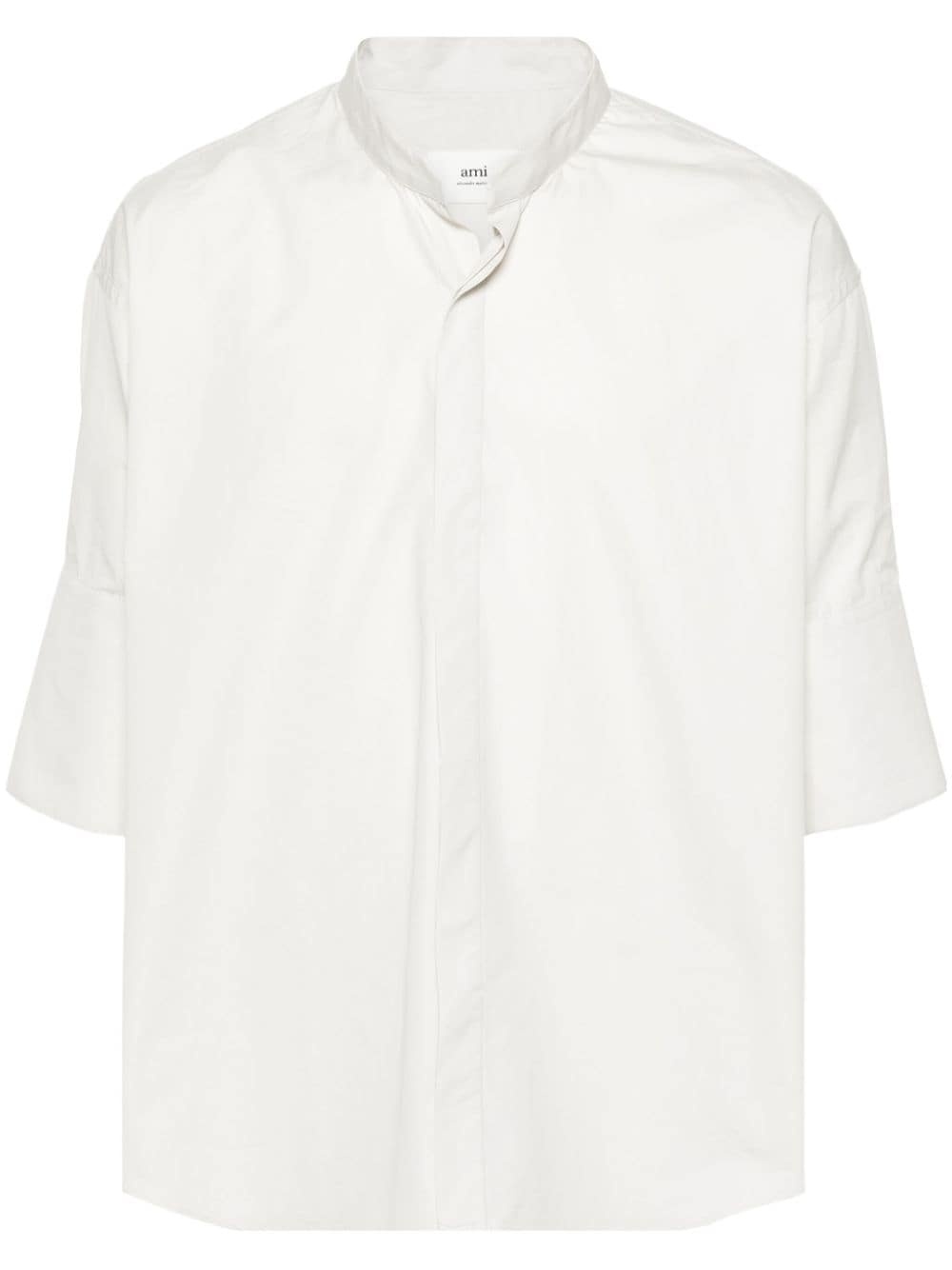 Ami de Coeur-motif cotton shirt - 1