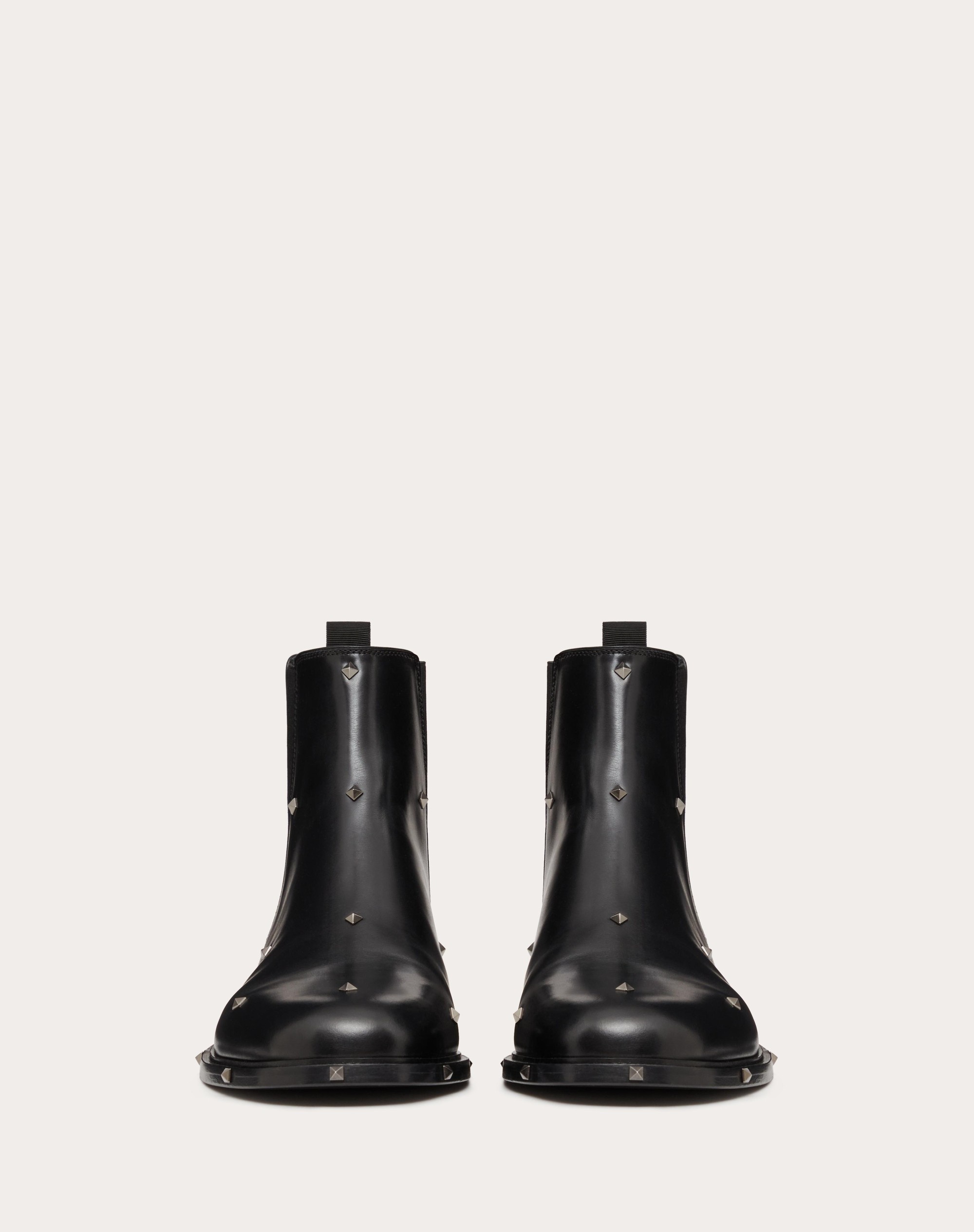 ARISTOPUNK STUD CALFSKIN ANKLE BOOT - 4