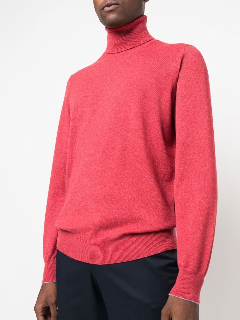 roll-neck cashmere jumper - 5