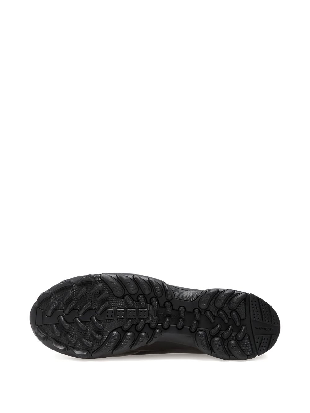 leather lace-up trainers - 5