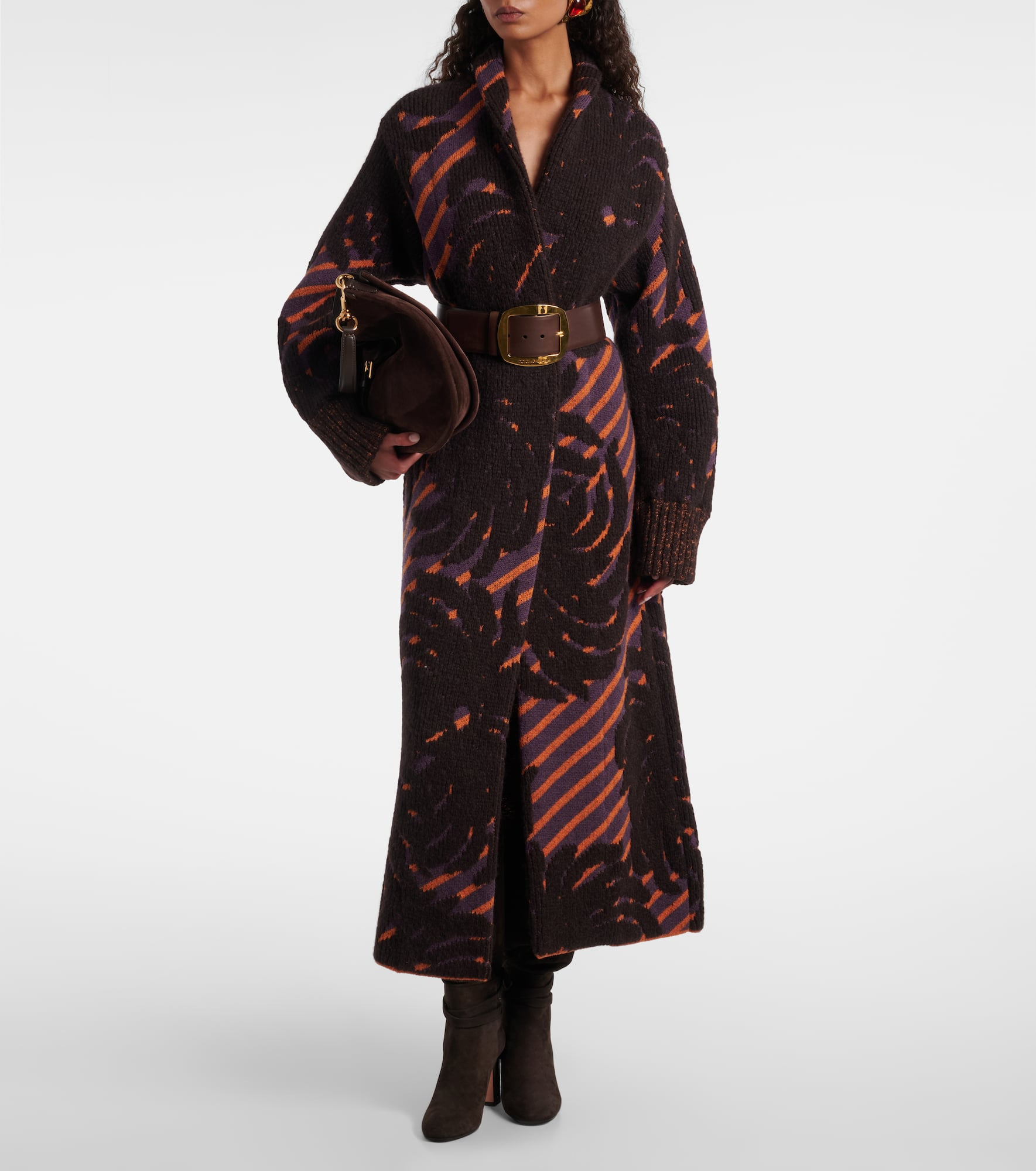 Very Bow 85 suede knee-high boots - 3