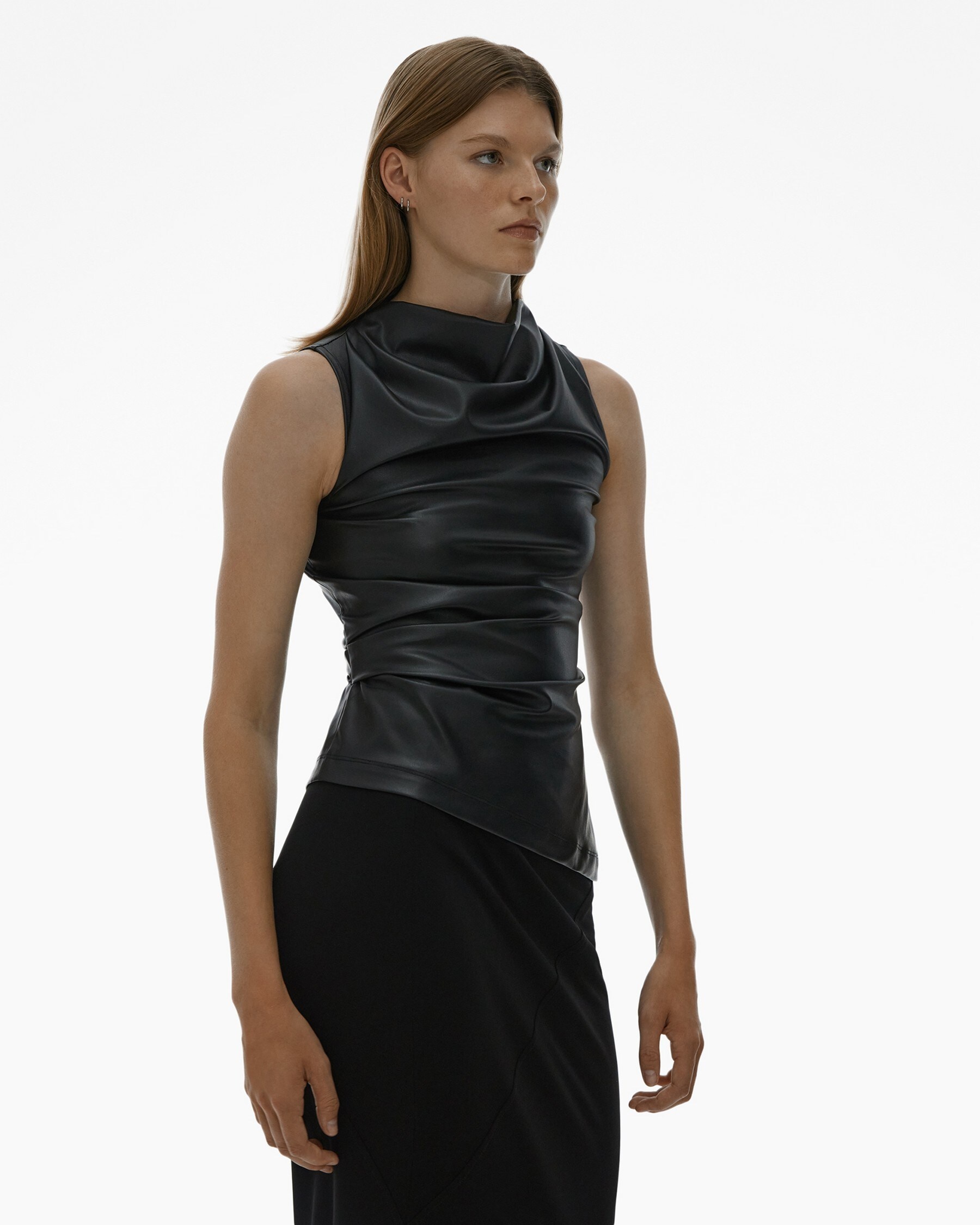 ASYMMETRICAL MOCK NECK TANK - 5