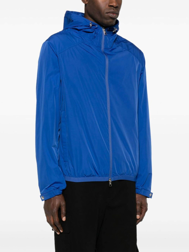 slogan-print shell jacket 4