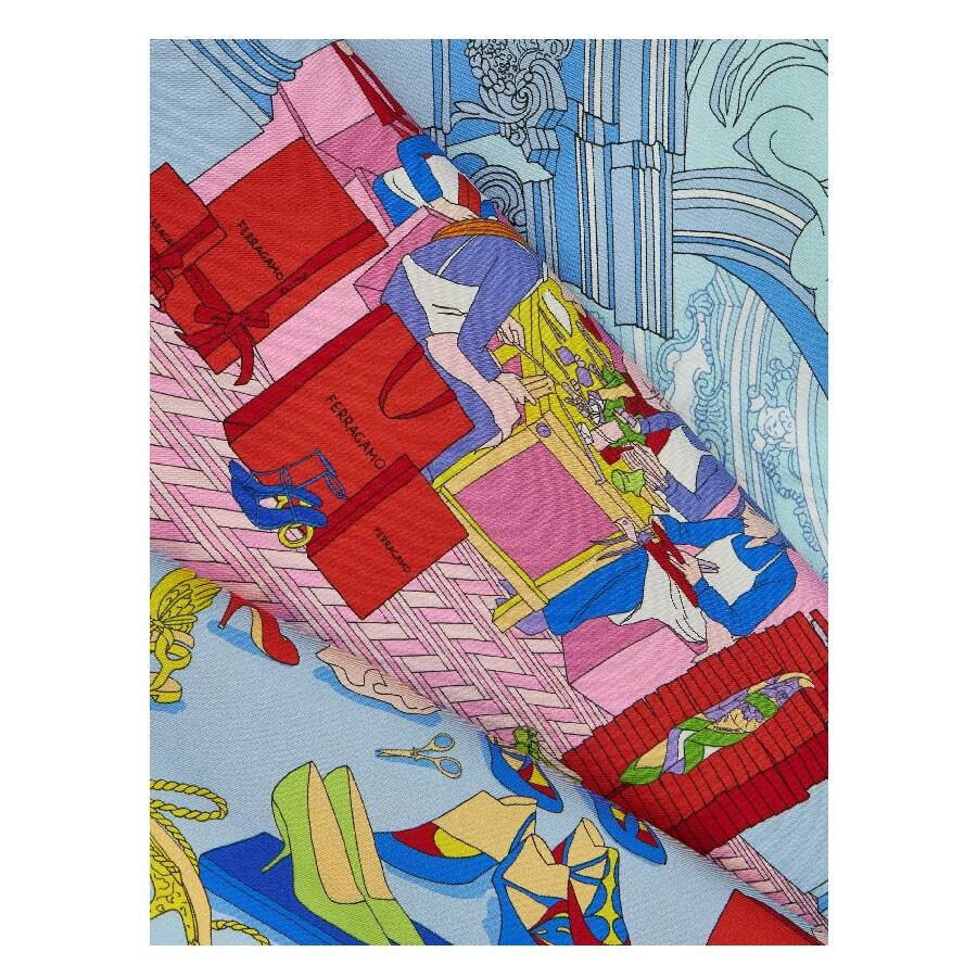 Ferragamo Atelier Print Silk Foulard - 2
