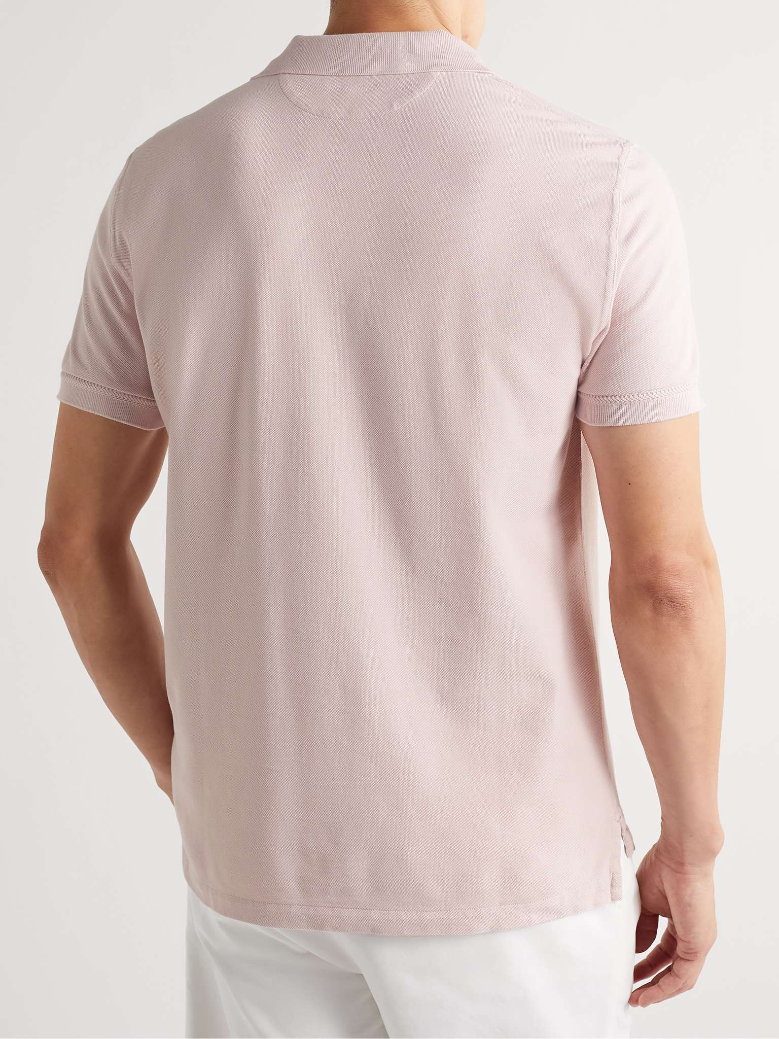 Garment-Dyed Cotton-Piqué Polo Shirt - 4