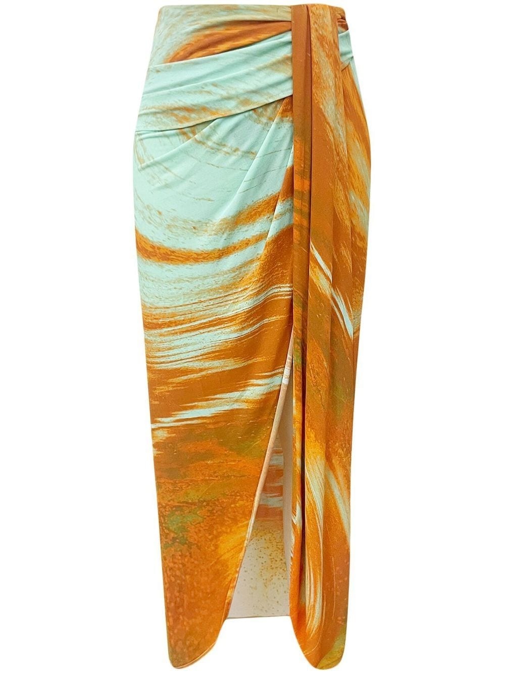 Gwena marble high-waisted skirt - 1