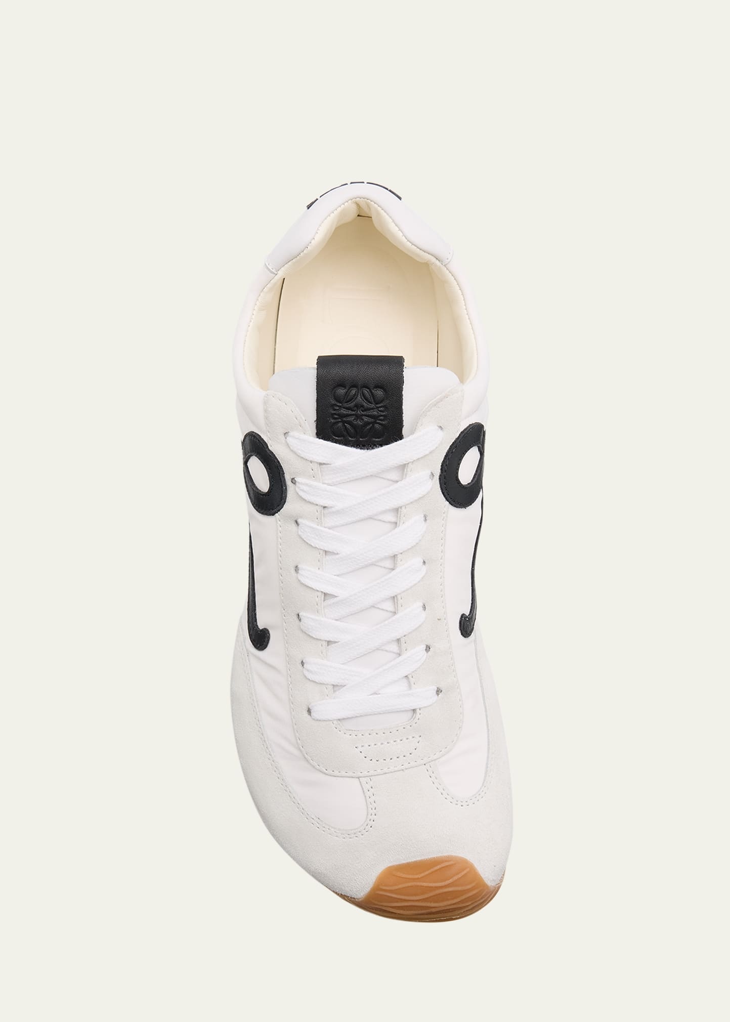 Men's Ballet Runner 2.0 Nylon and Calfskin Low-Top Sneakers - 5