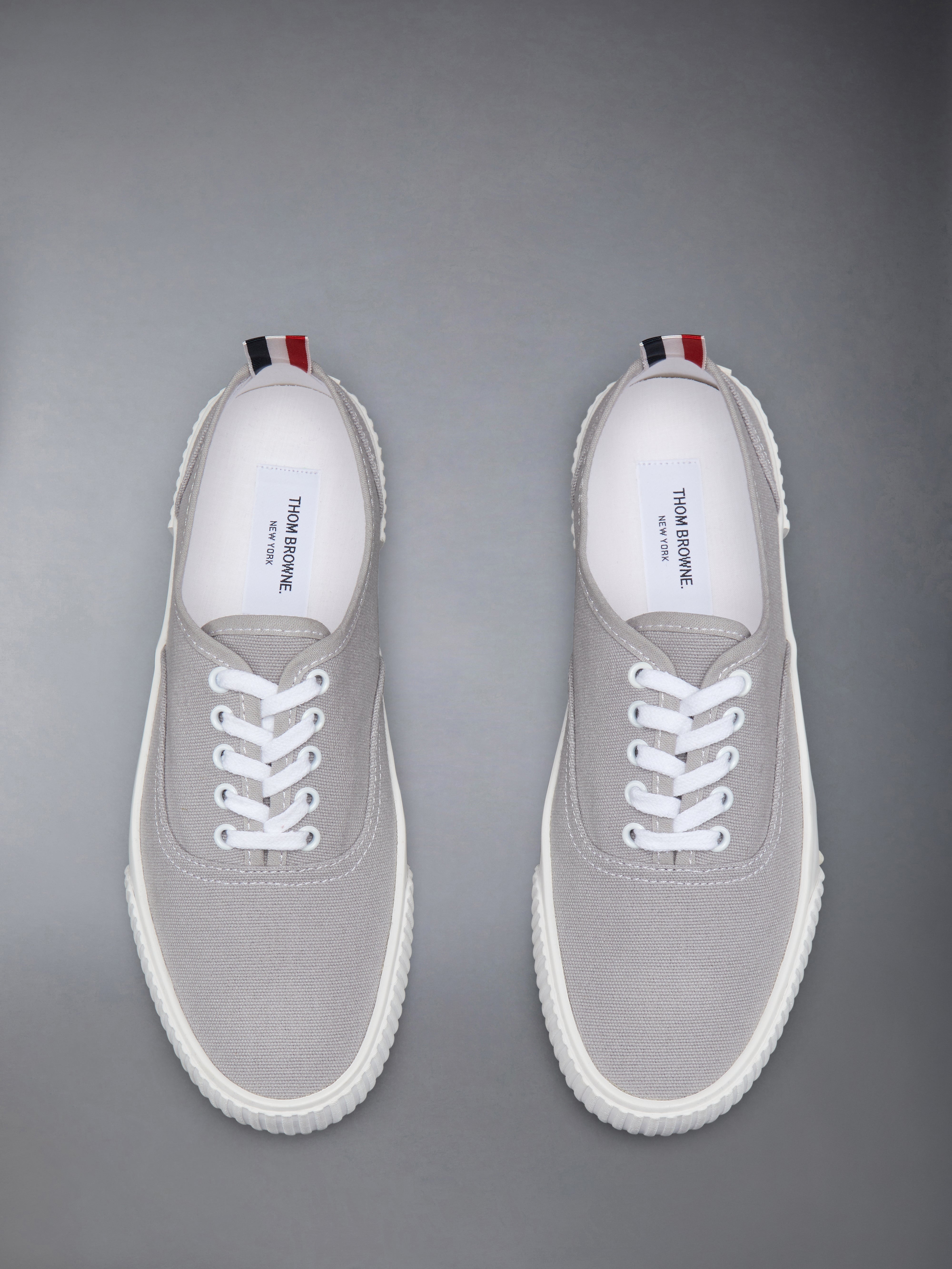 CANVAS VULCANIZED RUBBER SOLE HERITAGE SNEAKERS - 4