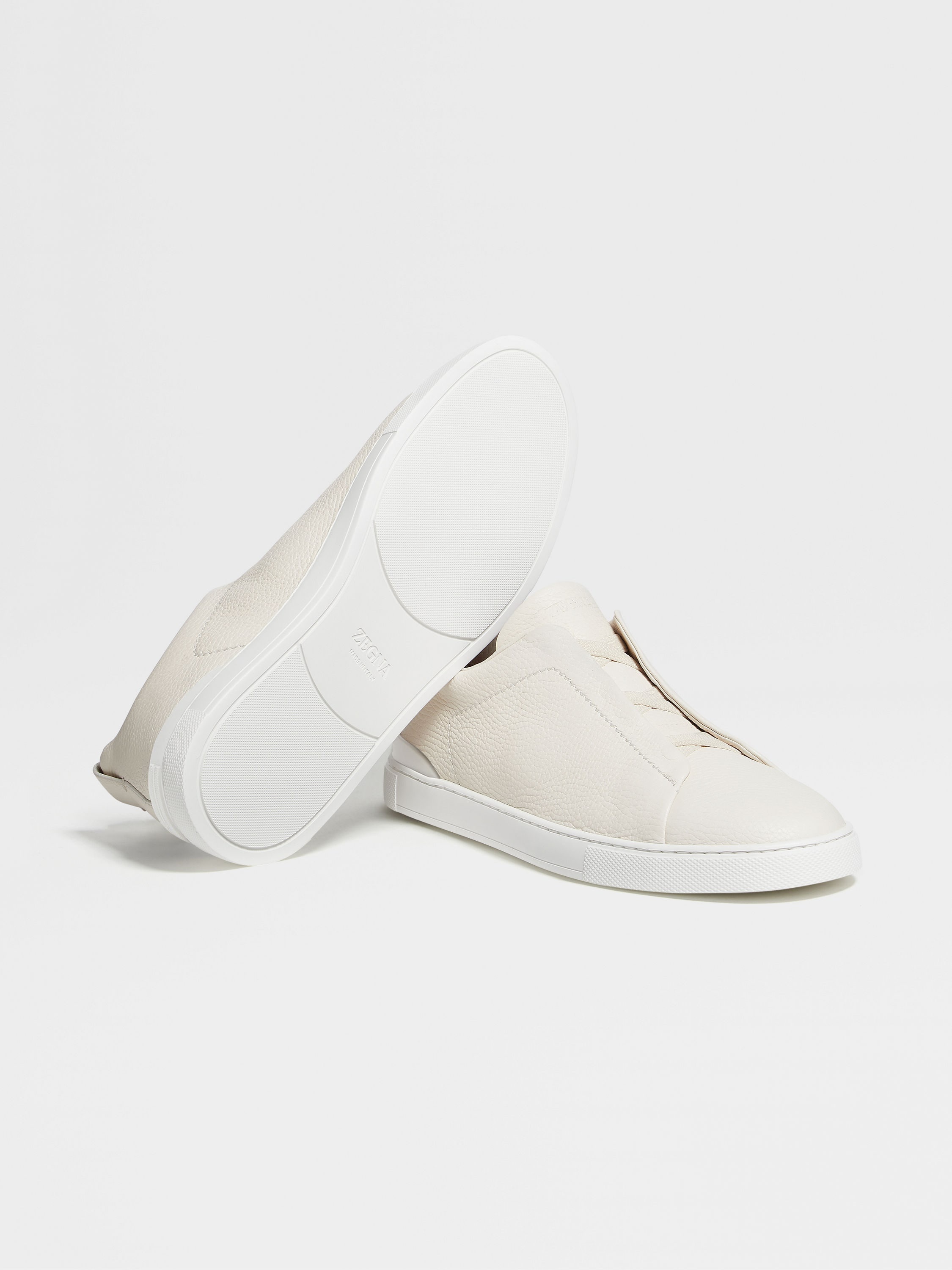 OFF WHITE DEERSKIN TRIPLE STITCH™ SNEAKERS - 6