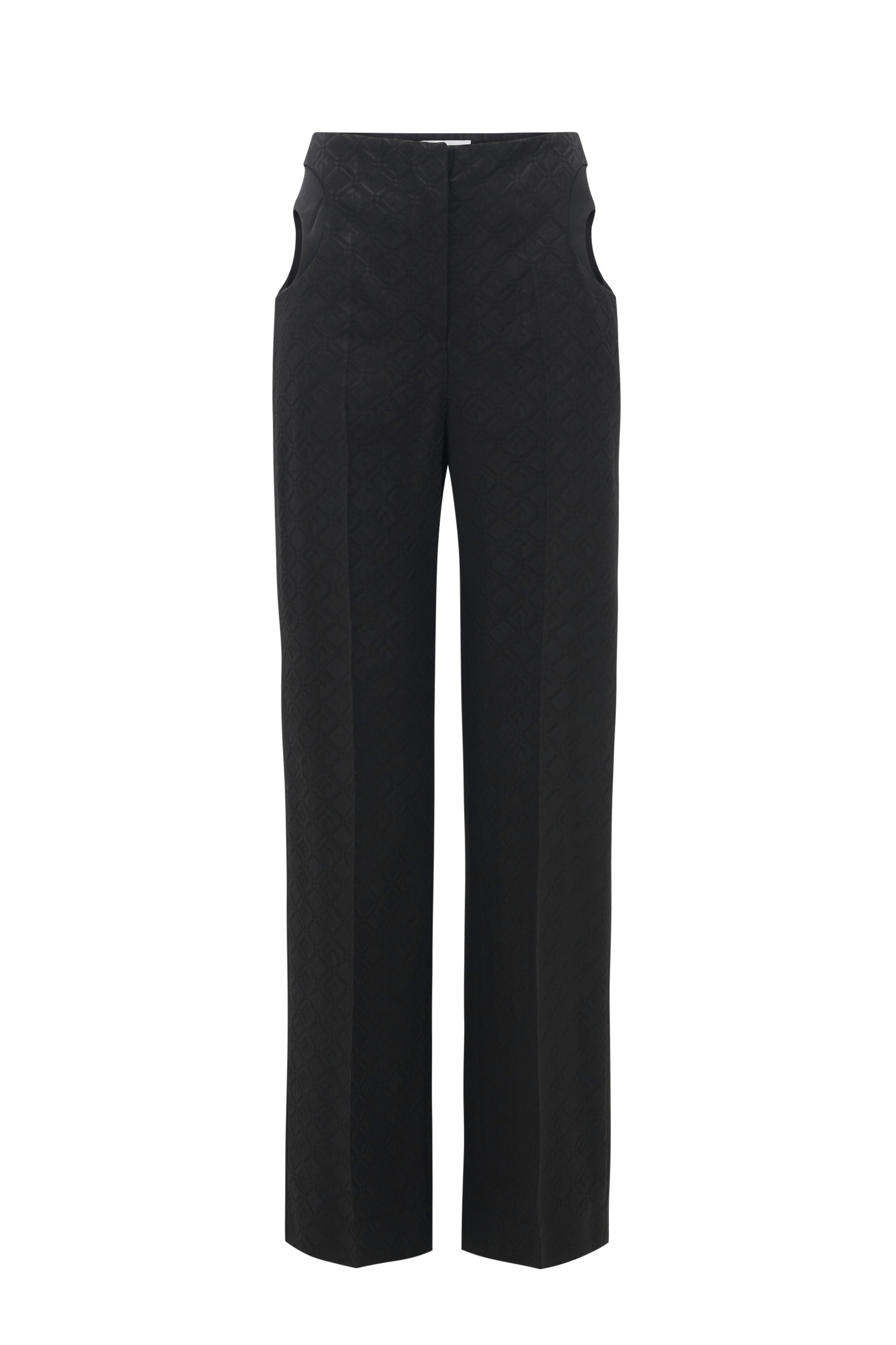 Moon Diamant Jacquard Tailored Pants - 1