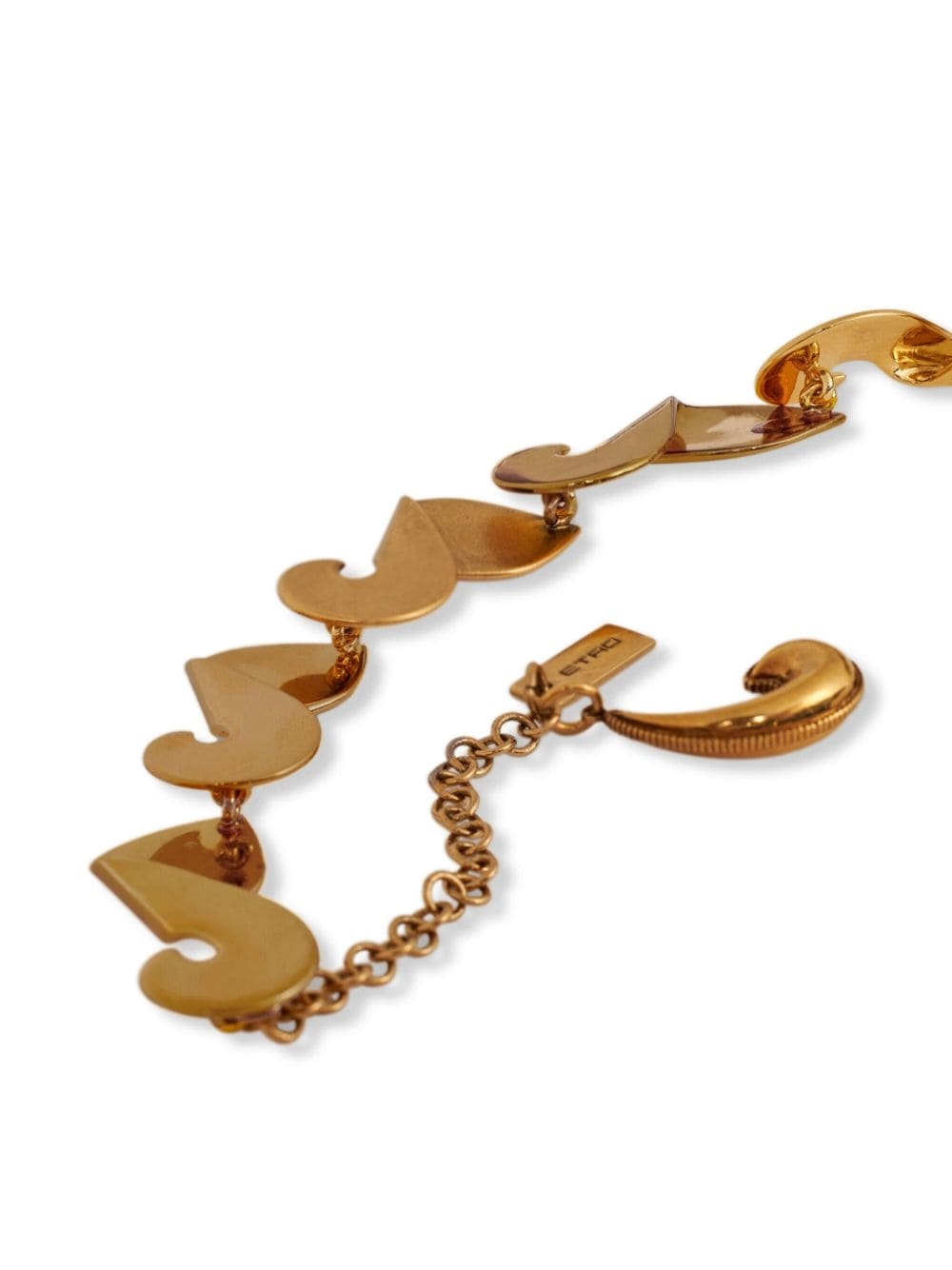 Paisley logo-charm necklace - 2