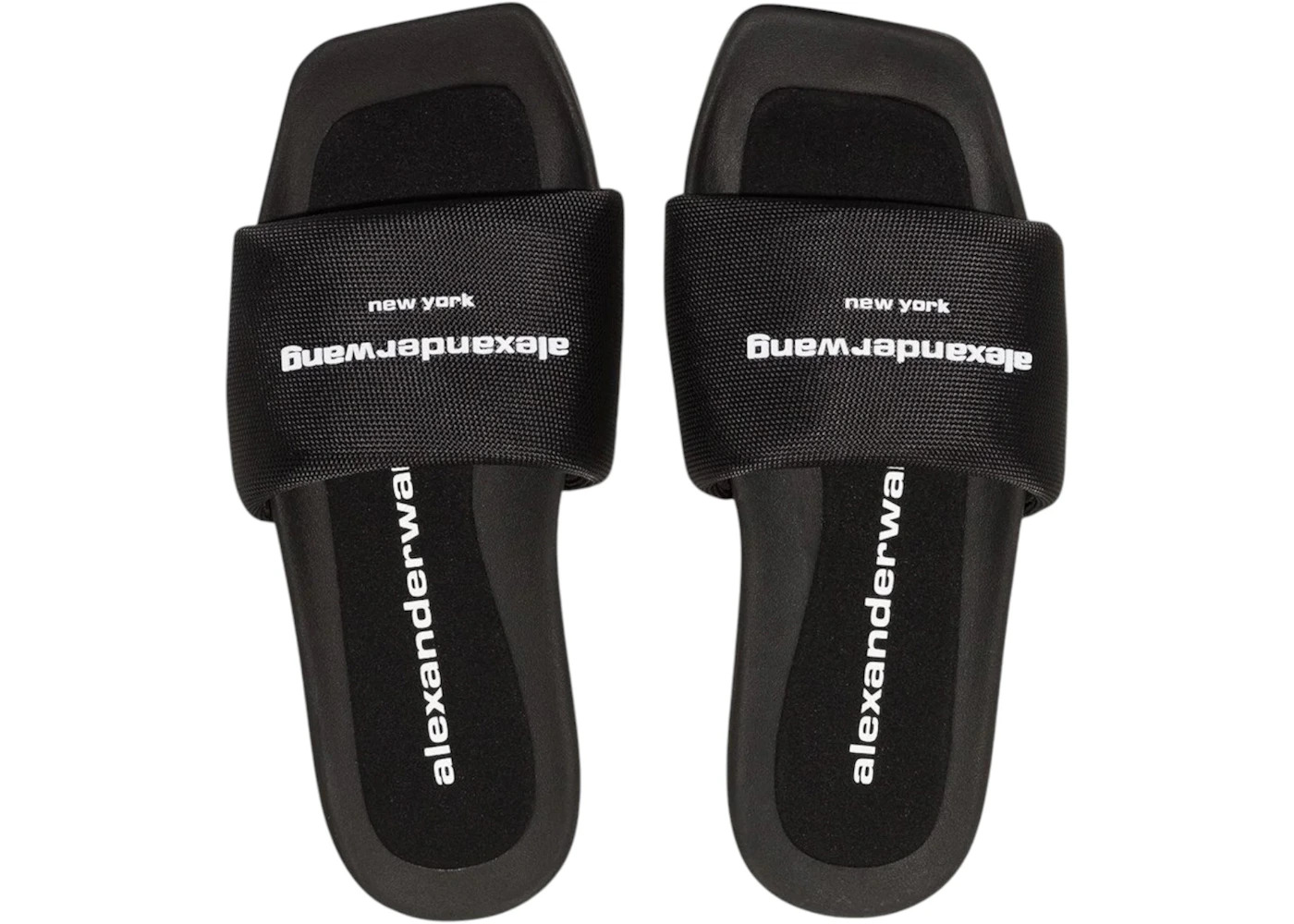 Alexander Wang Pool Slides Sandals Black (Women's) - 2
